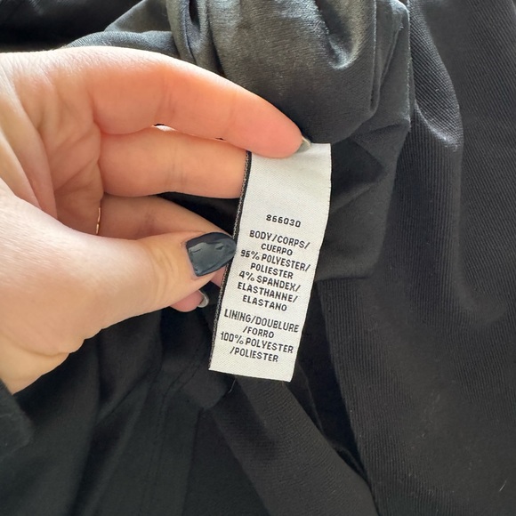 JS Collections Black High Neck Halter Gown - Picture 4 of 6